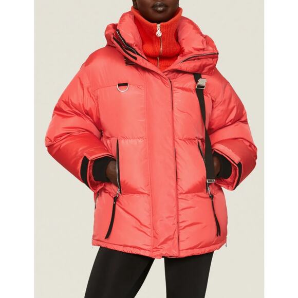 Shoreditch Ski Club Willow oversized puffer jacket Size M - Picture 2 of 11